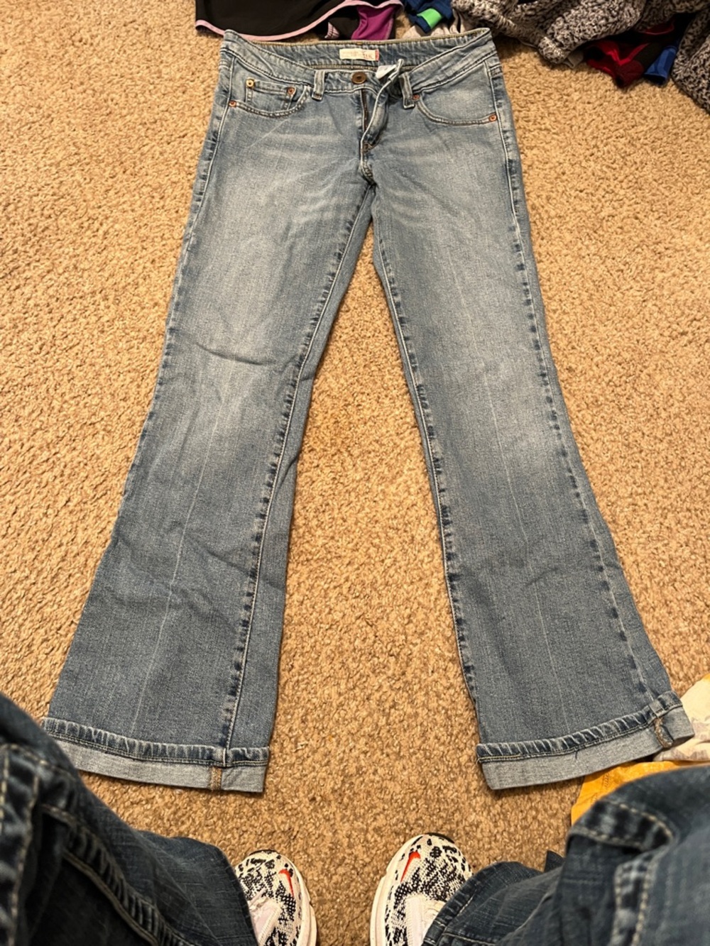 Woman’s Levi's Light Blue Wide Leg Jeans size 5